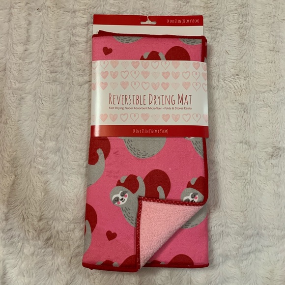Valentine’s Reversible Drying Mat - Picture 1 of 2